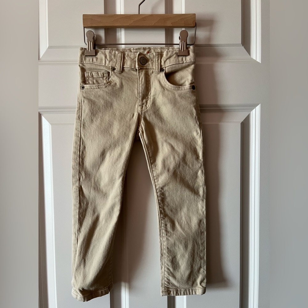 Gymboree bone colored denim Jean